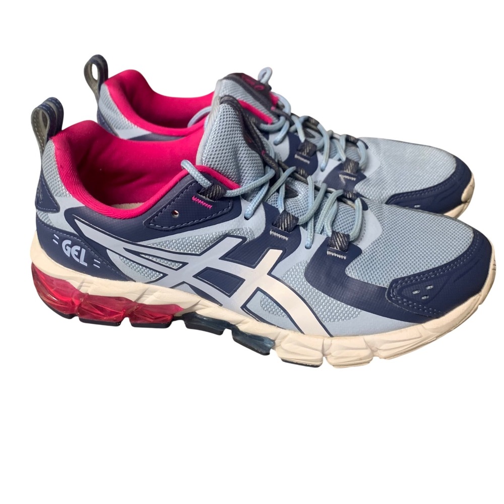 Asics Gel-Quantum 180 6 Womens Running Shoes Blue Pink 1202A039 Size 9